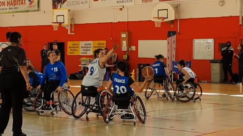 L’équipe de France féminine de basket fauteuil en stage à Dijon !